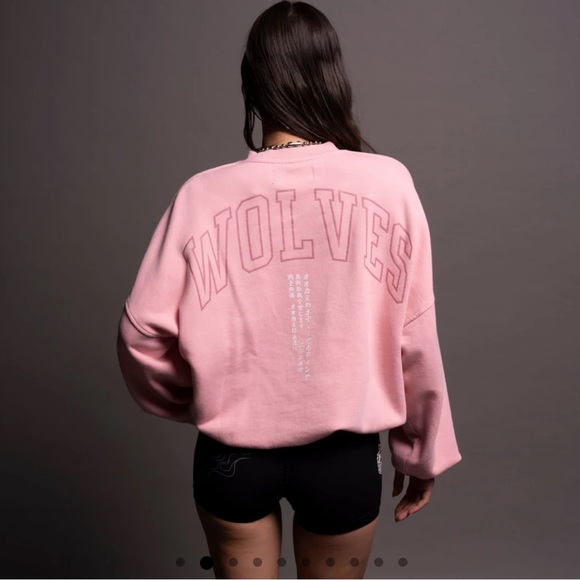 Darc Sport SSDDNFGU METAL S HALL SHE CREWNECK IN CHERRY BLOSSOM - Picture 2 of 4